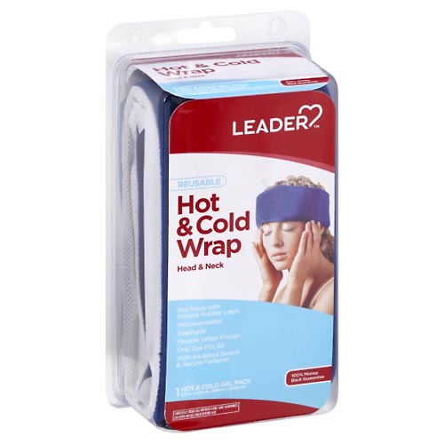 Image for Leader Hot & Cold Wrap, Head & Neck,1ea from Gloyer's Pharmacy