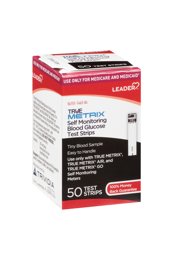Image for Leader Blood Glucose Test Strips, Self Monitoring,50ea from Gloyer's Pharmacy