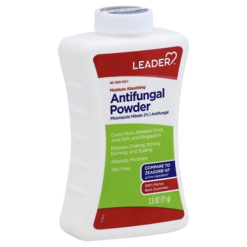 Image for Leader Antifungal Powder, Moisture Absorbing,2.5oz from Gloyer's Pharmacy