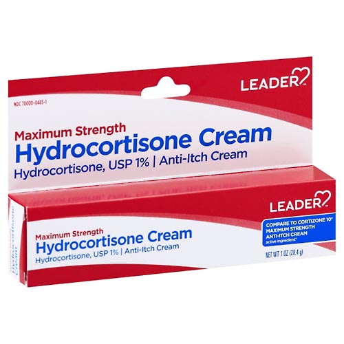 Image for Leader Hydrocortisone Cream, Maximum Strength,1oz from Gloyer's Pharmacy