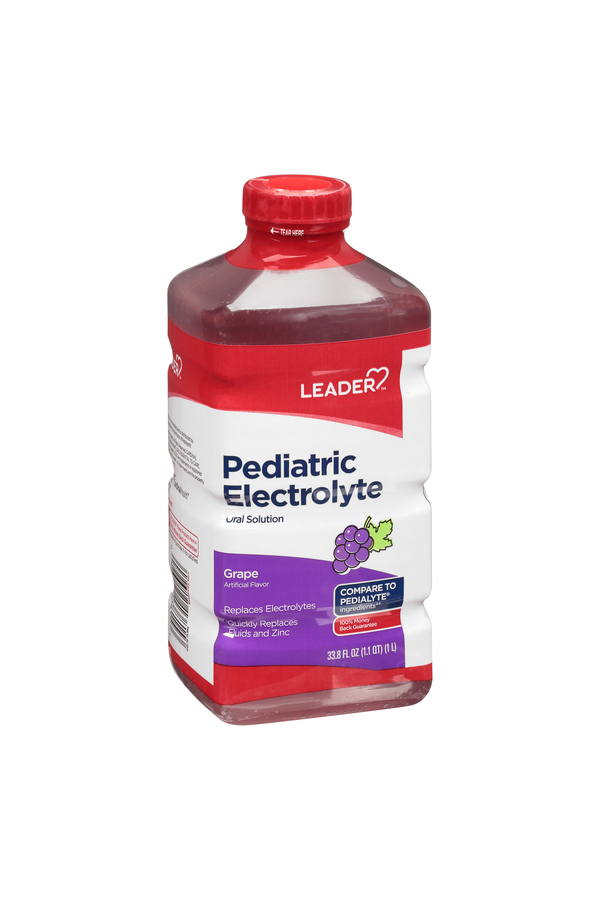 Image for Leader Pediatric Electrolyte, Grape,33.8oz from Gloyer's Pharmacy