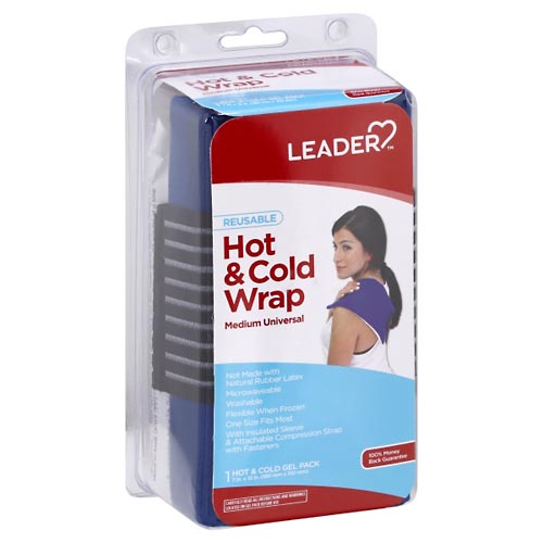 Image for Leader Hot & Cold Wrap, Medium Universal,1ea from Gloyer's Pharmacy