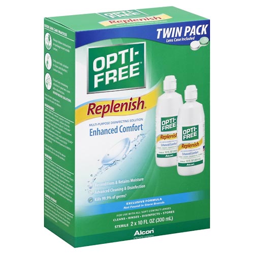 Image for Opti Free Disinfecting Solution, Multi-Purpose, Twin Pack,2ea from Gloyer's Pharmacy