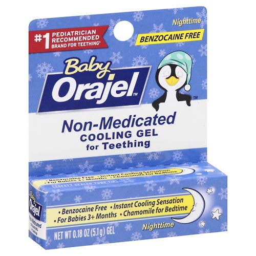 Image for Orajel Cooling Gel for Teething, Non-Medicated, Nighttime,0.18oz from Gloyer's Pharmacy