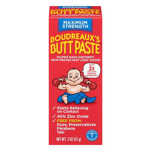 Image for Boudreauxs Butt Paste, Maximum Strength,2oz from Gloyer's Pharmacy